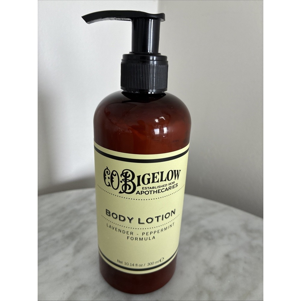 C.O.Bigelow Body Lotion Lavender & Peppermint 10.14 Ounces.